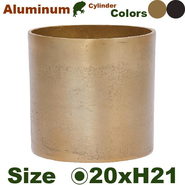 【法人宛限定商品】 AM シリンダー H21.5 アルミニウム花器（直径20cmxH21.5cm）（...