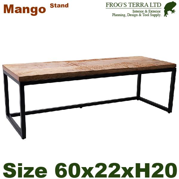 【法人宛限定商品】 AM マンゴー ペデスタルテーブル 60cm（W60cmxD22cmxH20cm...