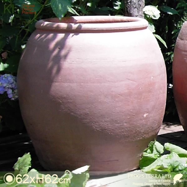 睡蓮壷鉢 A-04A L R-07B（直径62cm×H62cm）（水鉢/スイレン鉢/ビオトープ）（メ...