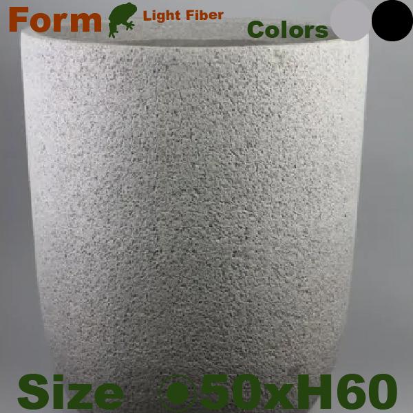 フォームライト Uポット L（直径50cm×H60cm）穴あり 鉢 プランター 室内向き