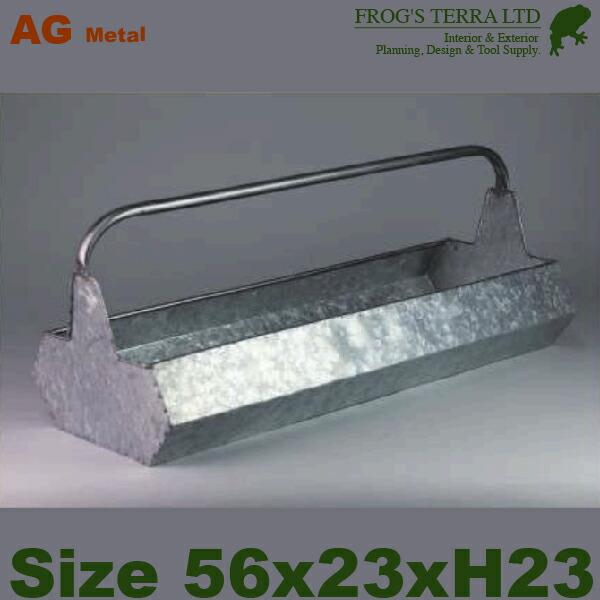 ブリキ フィーディング L（W56cmxD23.5cm×H23cm）（底穴なし）  鉢 ディスプレイ...