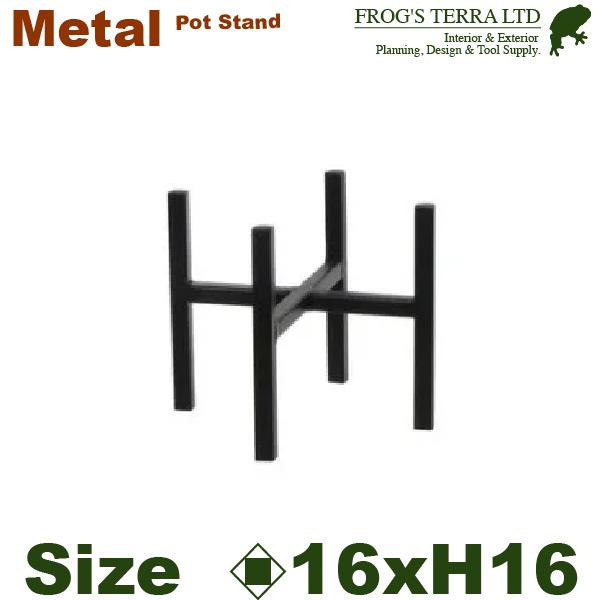 フェールプランツスタンド 16（口16.5cm×H16.5cm）アイアン製 鉢 プランター