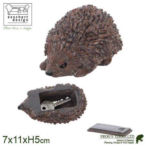 AG-37000650 キーキーパー ヘッジホッグ（W7cm×L11cmxH5cm）レジン製 エッシ...