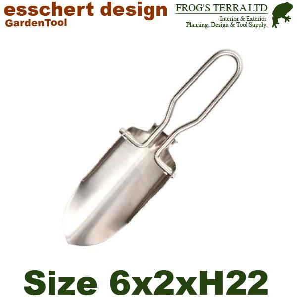 GT182 フォルダブル シャベル（W6.4cm×L2.5cmxH22.6cm）スコップ 移植コテ ...