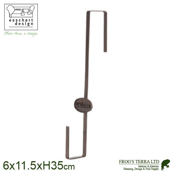 AG-LH279 ドアリースハンガー ウェルカム（W6.8cm×L11.5cmxH35.5cm）アイ...