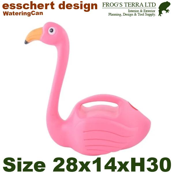 TG229 ウォータリングカン フラミンゴ（W28.6cm×L14.4cmxH30.1cm）じょうろ...