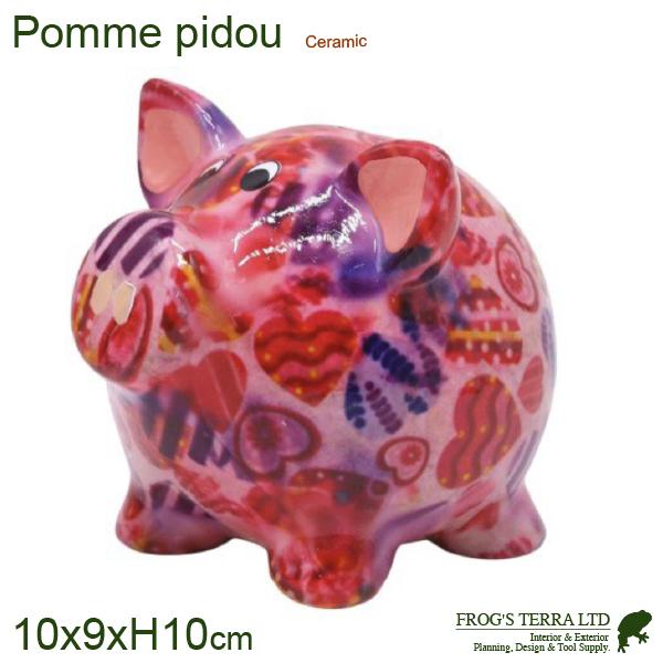 マネーバンク プチ ピッグ ブタ S  豚 Pig（W10.2cm×D9.5cmxH10cm）貯金箱...