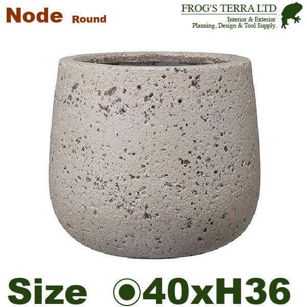【屋外対応】GP Node ノード ラウンド 40 （直径40cm×H36cm）（底穴あり）（10号...