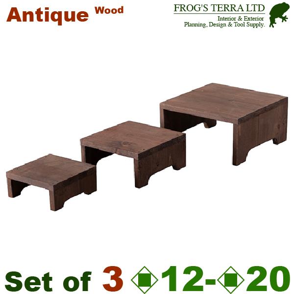 ディスプレイスタンド SML セット（S:口12cm×H5cm/M:ロ15cm×H7cm/L:ロ20...