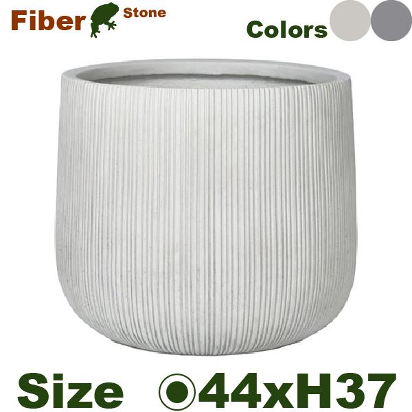 サマーワ L(直径44.5cm×H37cm）（底穴なし） ファイバーストーン スクエア プランター ...