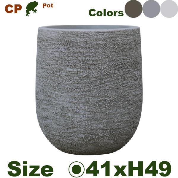 CP001 L（直径41cm×H49cm/14号）（底穴あり）（セメントファイバー）（プランター/ポ...