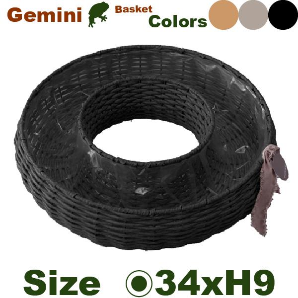 ジェミニ リング L CV-014L（直径34cm×H9.5cm）（底穴なし）（再生プラ）（植木鉢/...