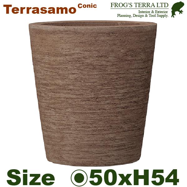 テラサモ コニック Terrasamo 50（直径40cm×H43cm）（底穴あり ハンドメイド 土...
