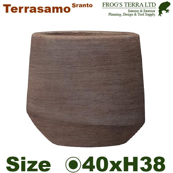 テラサモ スラント Terrasamo 40（直径40cm×H38cm）10号対応（底穴あり ハンド...