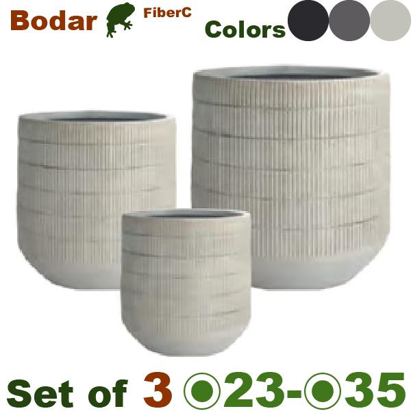 ボダール ラウンド SML SET（S直径23cmxH23cm/M直径28cmxH27cm/L直径3...