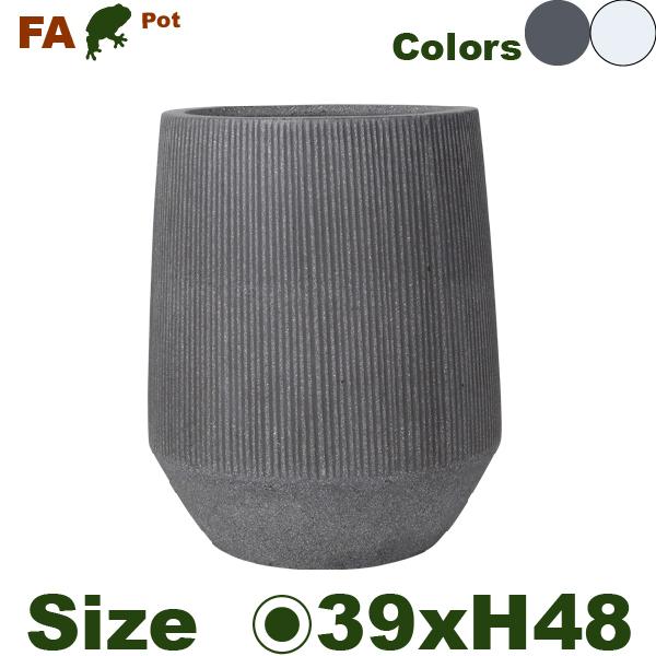 FA タブ FA03M(直径39cm×H48cm）（底穴なし）（セメントファイバー）（プランター/ポ...