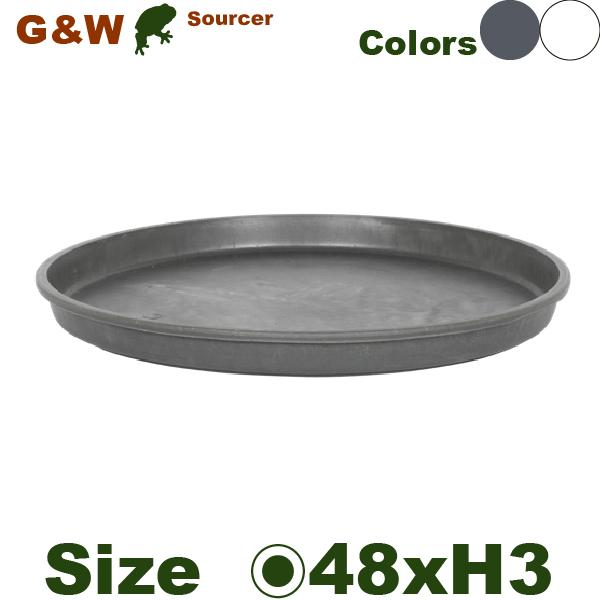 MH G-Soucer48(直径48cm×H3cm）（有効直径44cm）（PP/ポリプロピレン）（受...