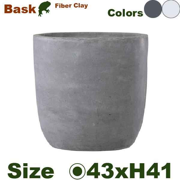 Bask バスク ラウンド  43（直径43cm×H41cm）（底穴あり）（10号可）（ファイバーク...