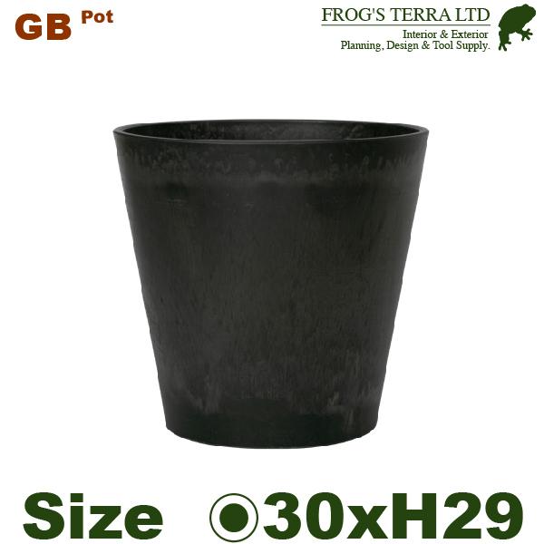 GB19-30(直径30cm×H29cm）（底穴あり/なし）（PP/ポリプロピレン）（プランター/ポ...
