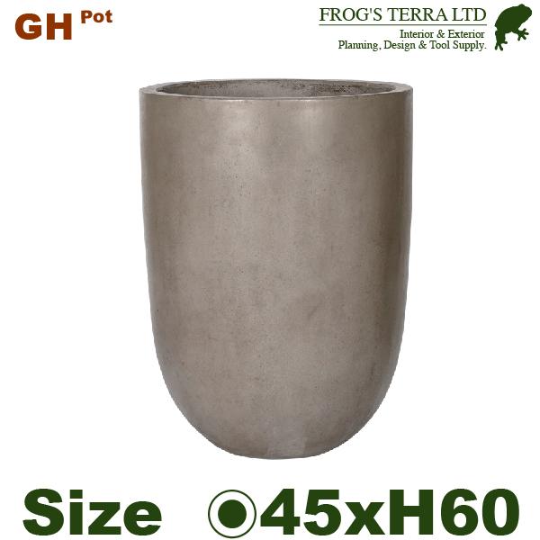 GH ハイラウンド GH007-45cm  (直径45cm×H60cm）（底穴あり）（セメント/ジュ...