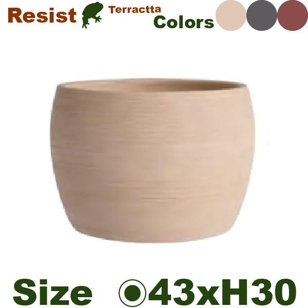 RESIST レジスト バルーン 42（直径43.5cm×H30.5cm）（底穴あり）（陶器鉢 テラ...