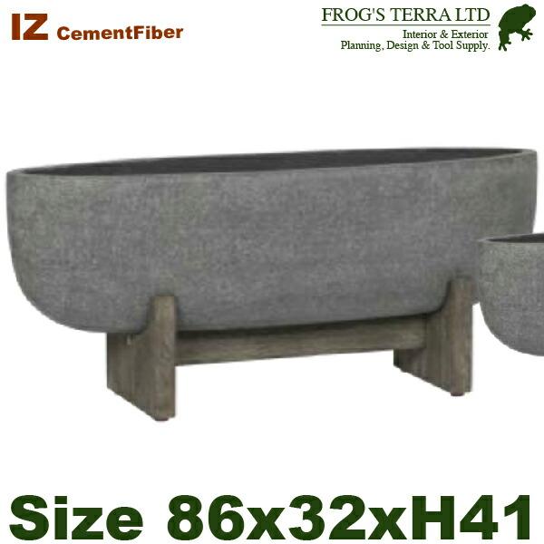 IZ レクタン  IZ100L（W86cm×D32cmxH41cm）（底穴なし）