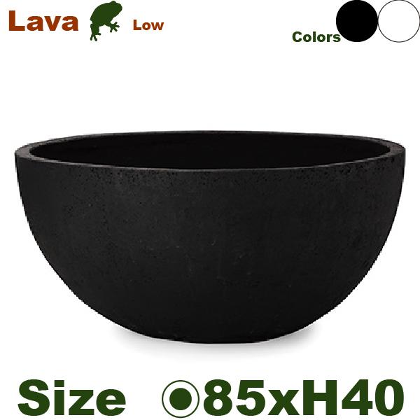 ラヴァ ロー LV03 28号 L（直径85cm×H40cm）（底穴あり）プランター セメントファイ...