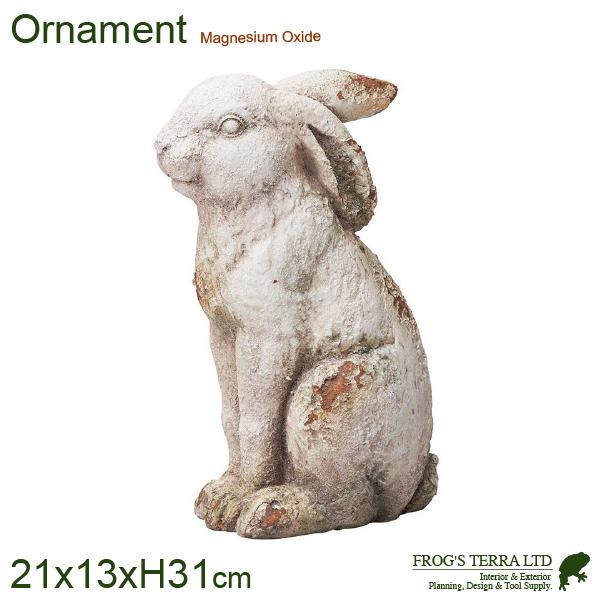 【法人宛限定商品】シャビーラパン（W21cmx13cmxH31cm）（酸化マグネシウム製 オーナメン...