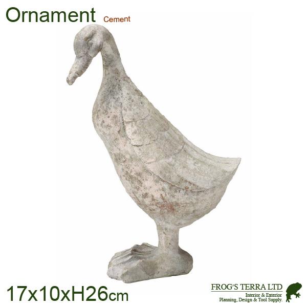 【法人宛限定商品】アンシャンカナール（ W17cmx10.5cmxH26cm）（セメント製 オーナメ...