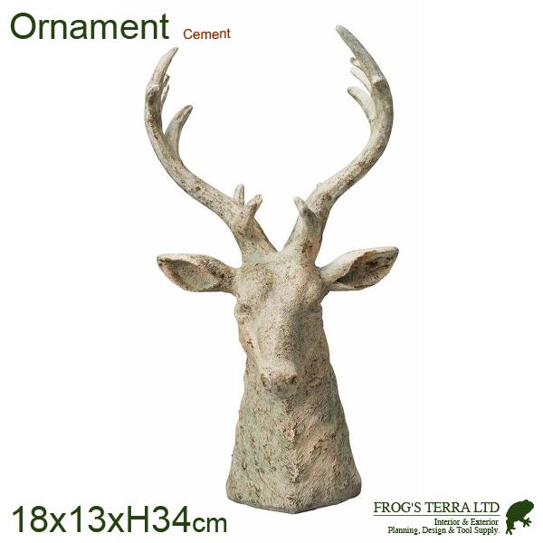 【法人宛限定商品】シュヴルイユ（ W18cmx13.5cmxH34cm）（セメント製 オーナメント ...