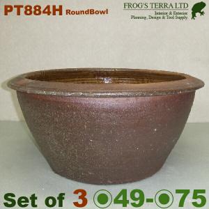 KI 真焼 睡蓮鉢 A-01L L TD-008L（直径60cm×H33cm）（水鉢/スイレン鉢