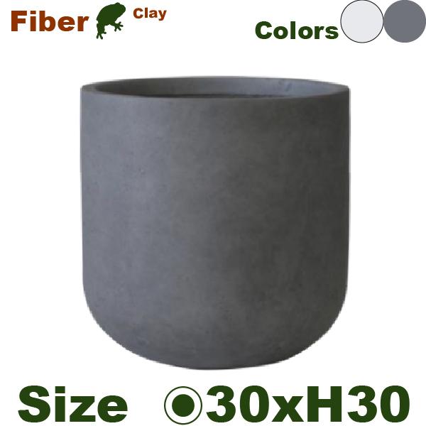 【屋外対応】MH Fクレイ タブポット RA05-30（直径30cm×H30cm）（底穴あり）セメン...