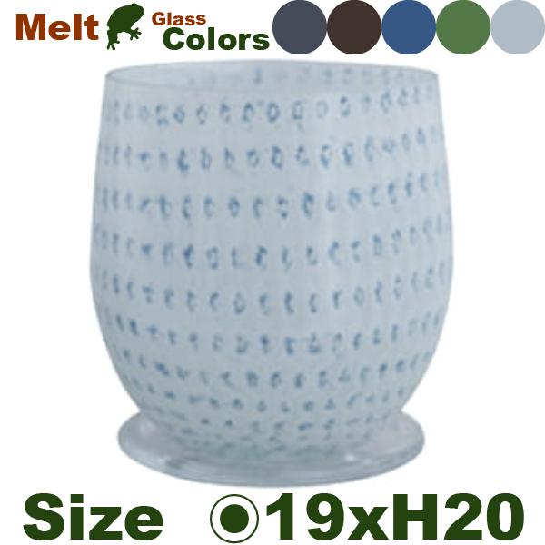 Melt メルト エッグ 19（直径19cm×H20.5cm）（底穴あり/透明色受皿付）（5号可）（...