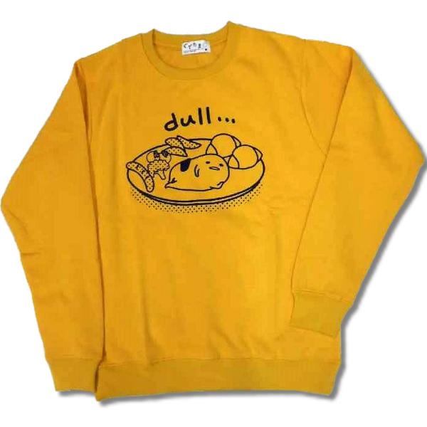 訳あり アウトレット サンリオ ぐでたま アメカジ メンズ 長袖  トレーナー 裏起毛 ディッシュ ...