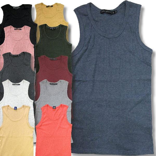生産終了 再無 メンズ タンクトップ スタンダード タイプ アメカジ 無地 少し薄手 再入荷 / b...