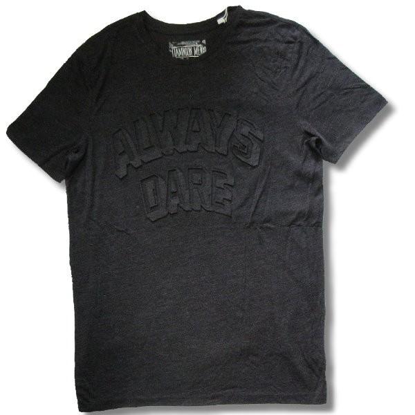 在庫処分セール アウトレット 再無  メンズ 半袖 Tシャツ 3D 押し出し TRエンボスプリント ...