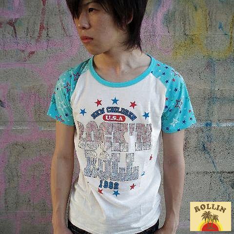 ラスト1枚 在庫処分セール アウトレット 再無 M Tシャツ メンズ 半袖 カジュアル サーフ系 R...