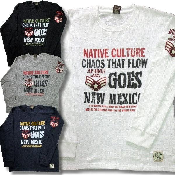 大きいサイズ メンズ 長袖 Tシャツ ワッフル 刺繍 ミリタリー 柄 3L 4L アメカジ カジュア...