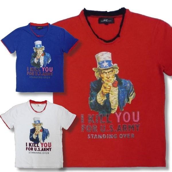 在庫処分セール アウトレット 再無 POINT CHARY アメカジ Tシャツ メンズ 半袖 I K...