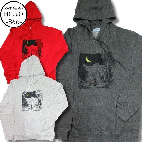 ドラえもん メンズ 長袖 パーカー プルオーバー シーン柄 プリント 裏毛 アニメ キャラ アメカジ...