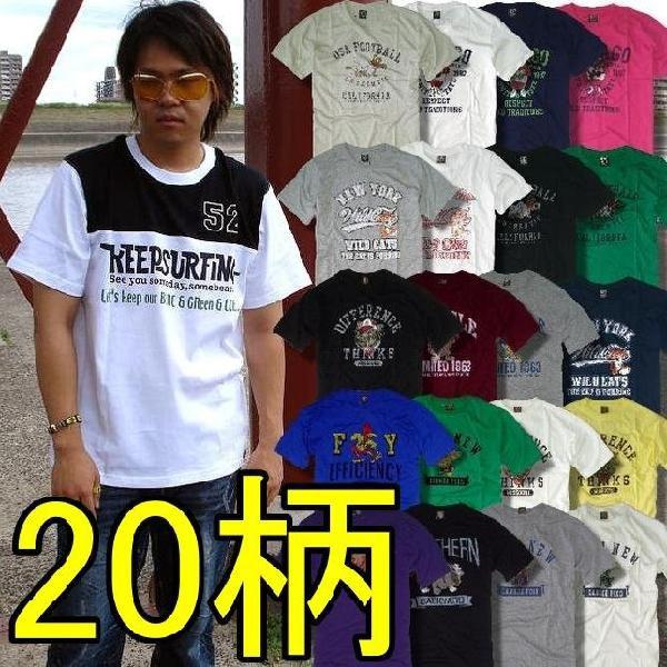 アウトレット M L LL アメカジ Tシャツ メンズ 半袖 カレッジ柄 擦れ文字 英字 プリント ...
