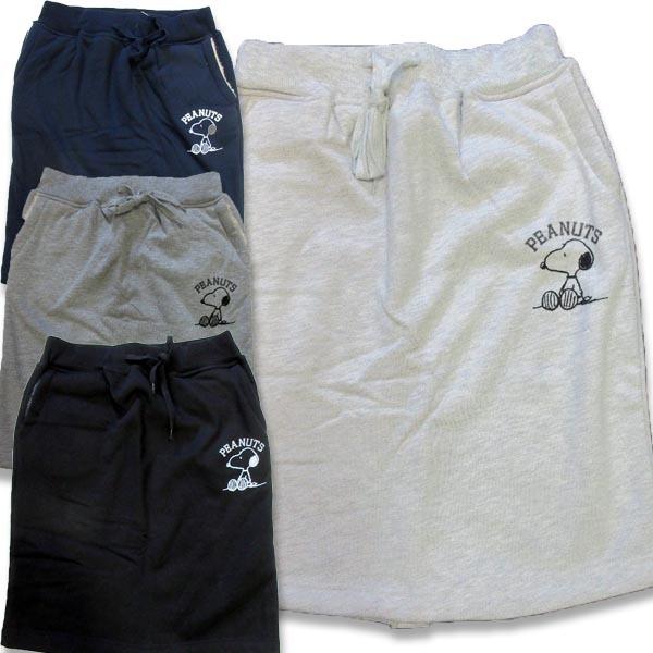 スヌーピー レディース スカート 裏ボア キャラ 柄 アメカジ  /mia010