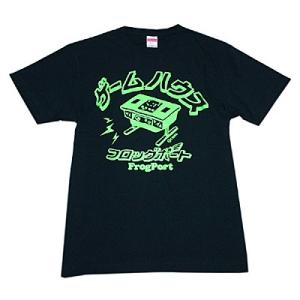 かせきさいだぁ　テーブル筐体 Tシャツ（ネイビー/蛍光グリーン）