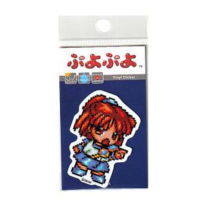 ぷよぷよ ドット ダイカットミニステッカー アルルの詳細画像1