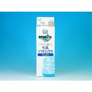 業務用 ソフトクリームミックス1000ml (バニラ)12本