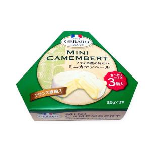 ミニ・カマンベール (25gx3)【白カビタイプチーズ/フランス】