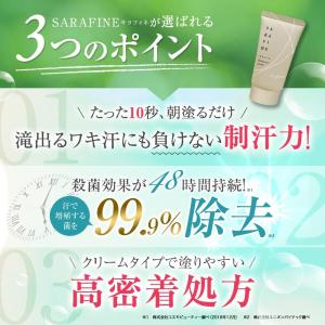 ワキガ 脇汗 クリーム SARAFINE サラ...の詳細画像4