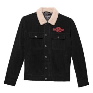 ハーレーダビッドソン　Harley Davidson　メンズ　デニムジャケット  Men's Staple Denim Jacket　ブラック｜fromla