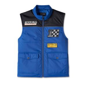 ハーレーダビッドソン　Harley Davidson  メンズ　クーリング　ベスト Men's #1 Victory Vest  トゥルーブルー｜fromla