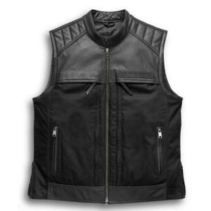 Harley Davidson  ハーレーダビッドソン　メンズ　レザー　ベスト
